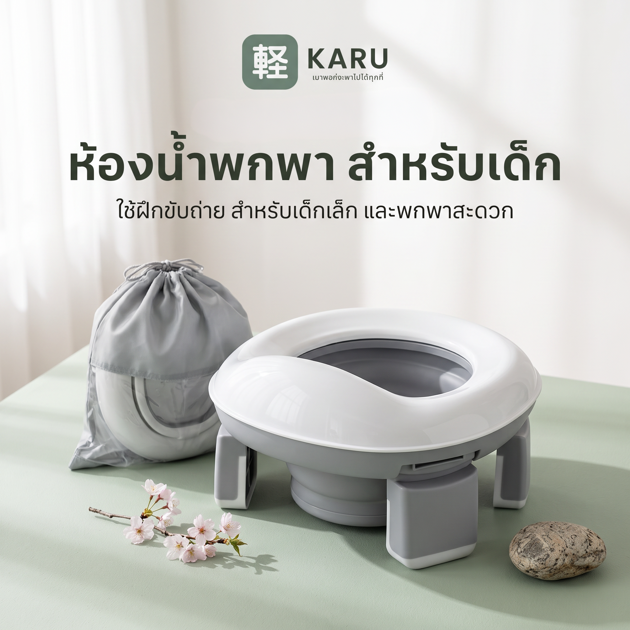 KARU (軽) ห้องน้ำพกพา สำหรับเด็ก (เจ้าแรกในไทย)