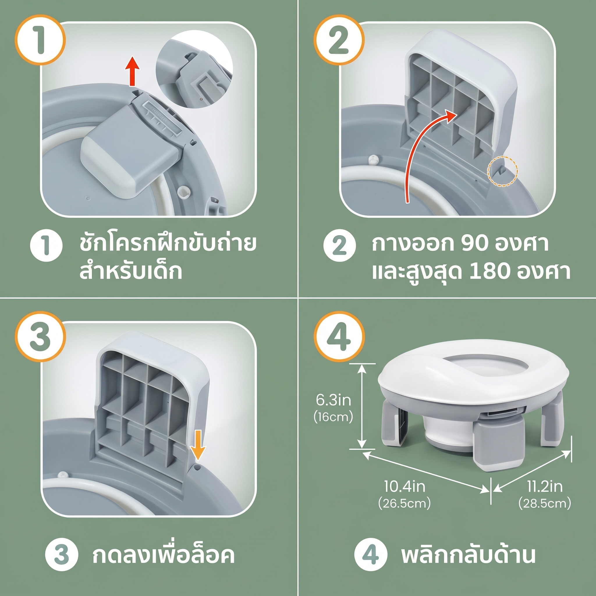 KARU (軽) ห้องน้ำพกพา สำหรับเด็ก (เจ้าแรกในไทย)